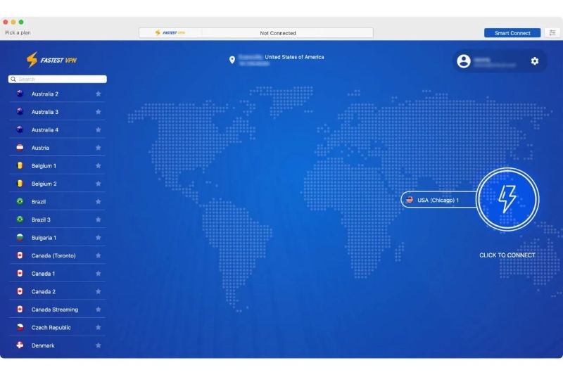 Hoàn tất quá trình tải Fastest VNP
