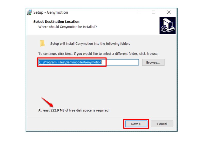 Lựa chọn vị trí cài đặt
