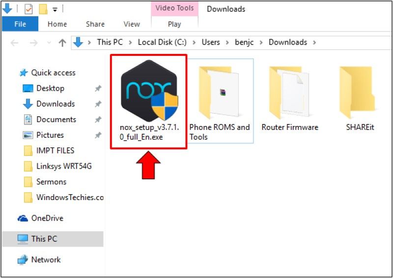 Mở file Android Nox Player vừa tải về