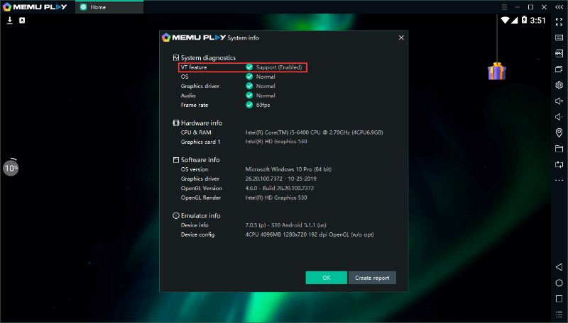 Yêu cầu về cấu hình khi tải giả lập Memu